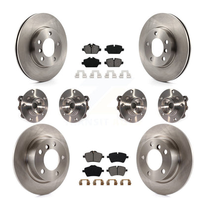 [Avant + Arrière] Kit d'ensemble roulement de roue et moyeu pour 2011 Mini Cooper Countryman AWD avec 294mm Diameter Rotor KBB-109779