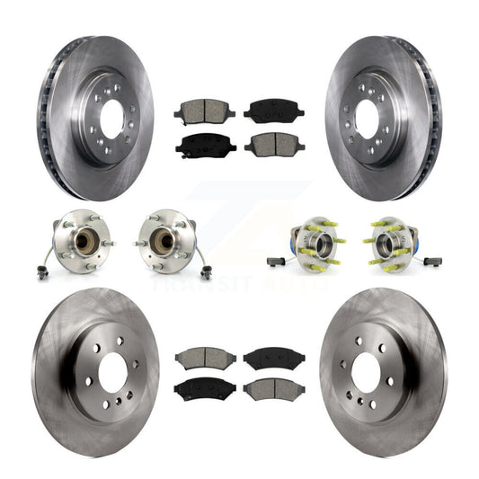 [Avant + Arrière] Kit d'ensemble roulement de roue et moyeu pour 2007 Saturn Relay 3 Hole Flange or Triangular KBB-109792