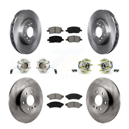 [Avant + Arrière] Kit d'ensemble roulement de roue et moyeu pour Chevrolet Uplander Buick Terraza Pontiac Montana 3 Hole Triangular Flange KBB-109793