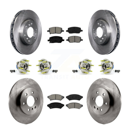 [Avant + Arrière] Kit d'ensemble roulement de roue et moyeu pour 2006 Saturn Relay AWD avec FE1 Suspension KBB-109794