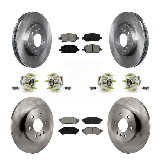 [Avant + Arrière] Kit d'ensemble roulement de roue et moyeu pour 2006 Saturn Relay AWD avec FE1 Suspension KBB-109794