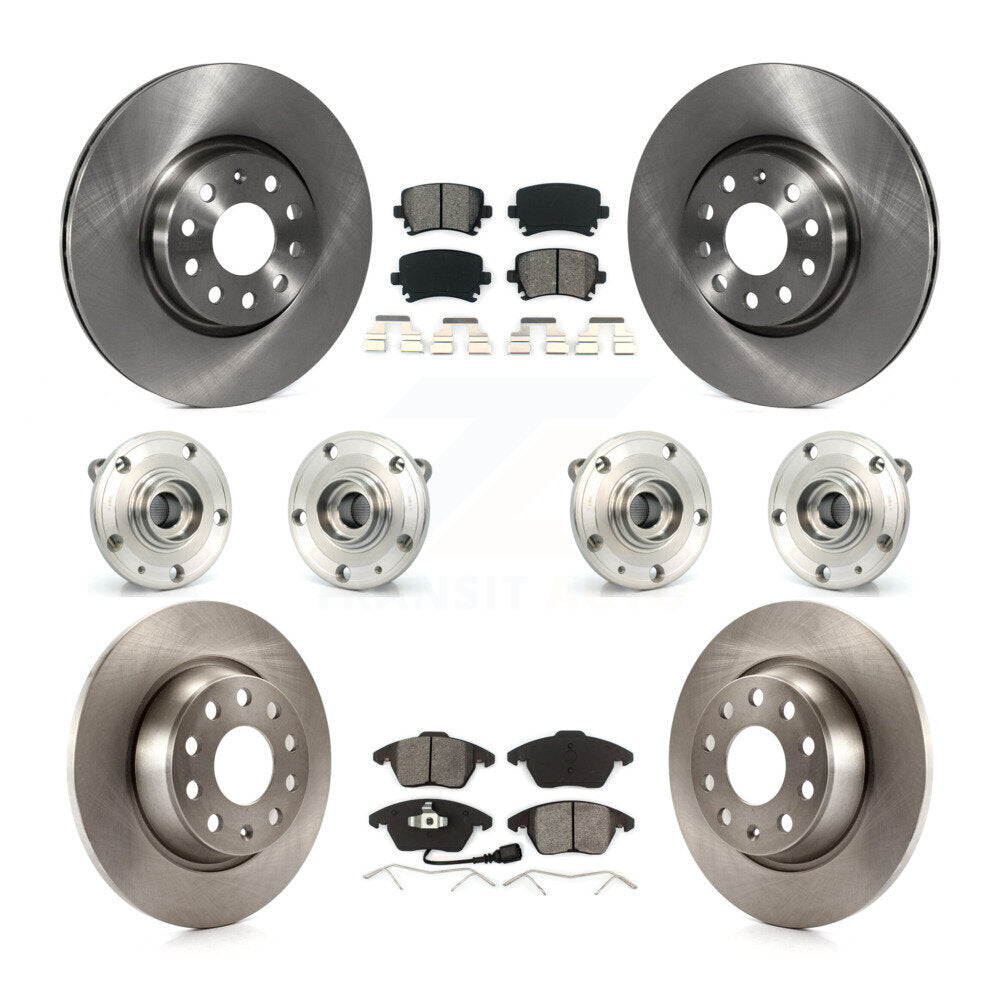 [Avant + Arrière] Kit d'ensemble roulement de roue et moyeu pour Volkswagen Passat Audi A3 Quattro KBB-109797