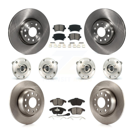 [Avant + Arrière] Kit d'ensemble roulement de roue et moyeu pour Volkswagen Passat Audi A3 Quattro KBB-109797