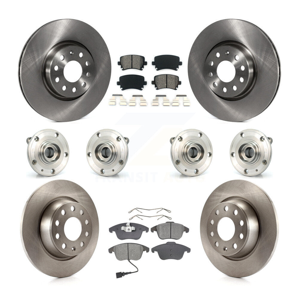 [Avant + Arrière] Kit d'ensemble roulement de roue et moyeu pour Volkswagen Tiguan Audi Q3 Quattro KBB-109798