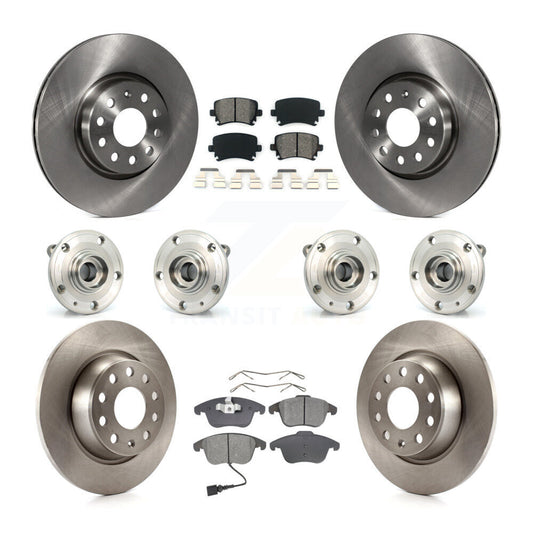 [Avant + Arrière] Kit d'ensemble roulement de roue et moyeu pour Volkswagen Tiguan Audi Q3 Quattro KBB-109798