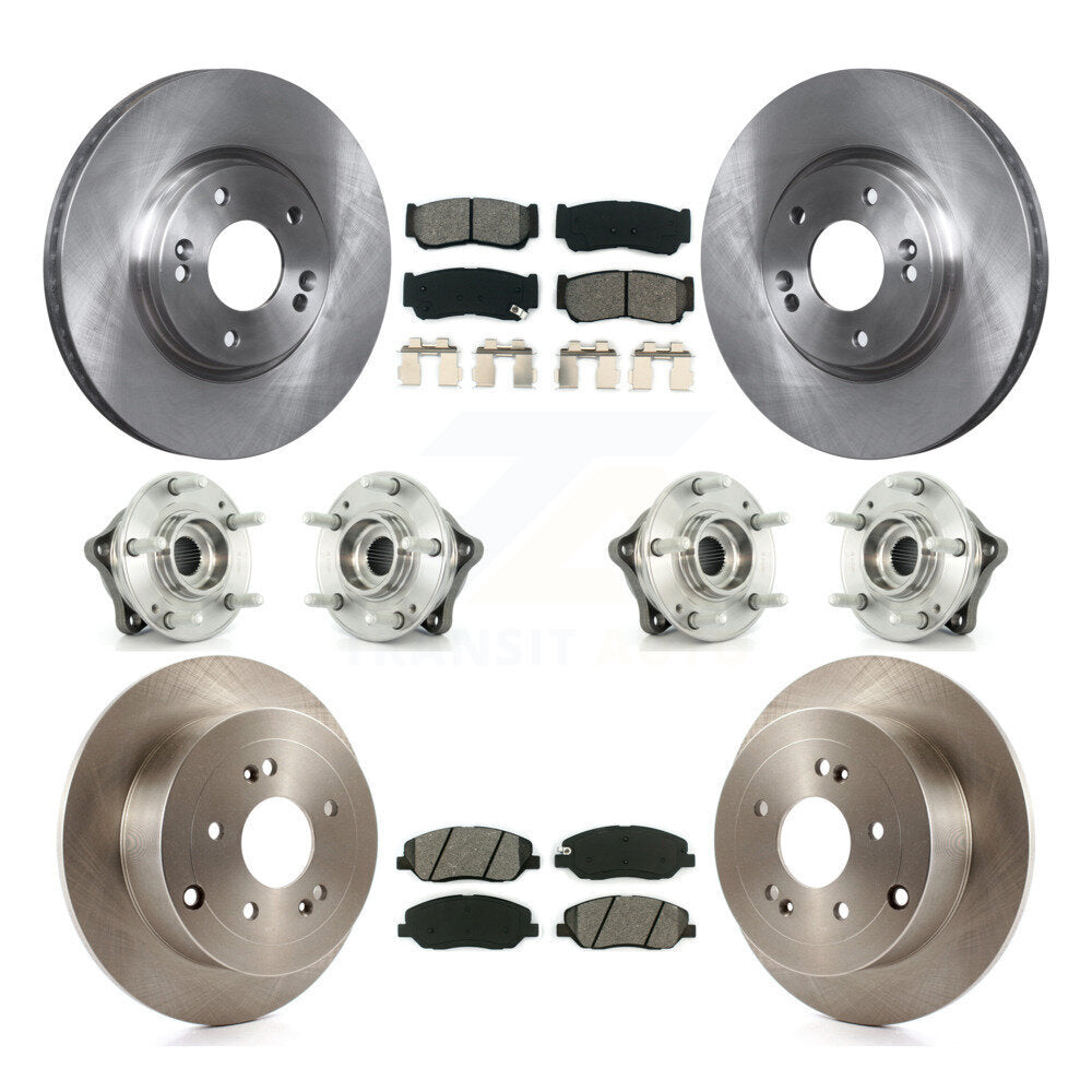 [Avant + Arrière] Kit d'ensemble roulement de roue et moyeu pour 2007-2009 Hyundai Santa Fe AWD KBB-109800
