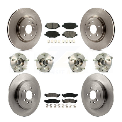 [Avant + Arrière] Kit d'ensemble roulement de roue et moyeu pour 2010-2012 Ford Taurus SHO KBB-109809