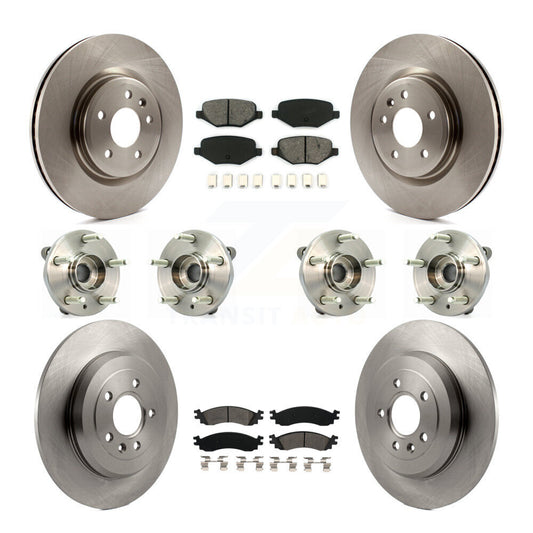 [Avant + Arrière] Kit d'ensemble roulement de roue et moyeu pour 2010-2012 Ford Taurus SHO KBB-109809