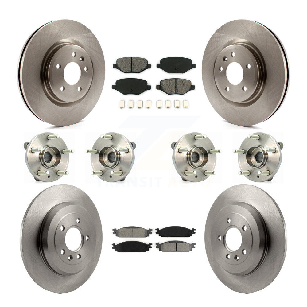 [Avant + Arrière] Kit d'ensemble roulement de roue et moyeu pour 2009-2010 Lincoln MKS KBB-109810
