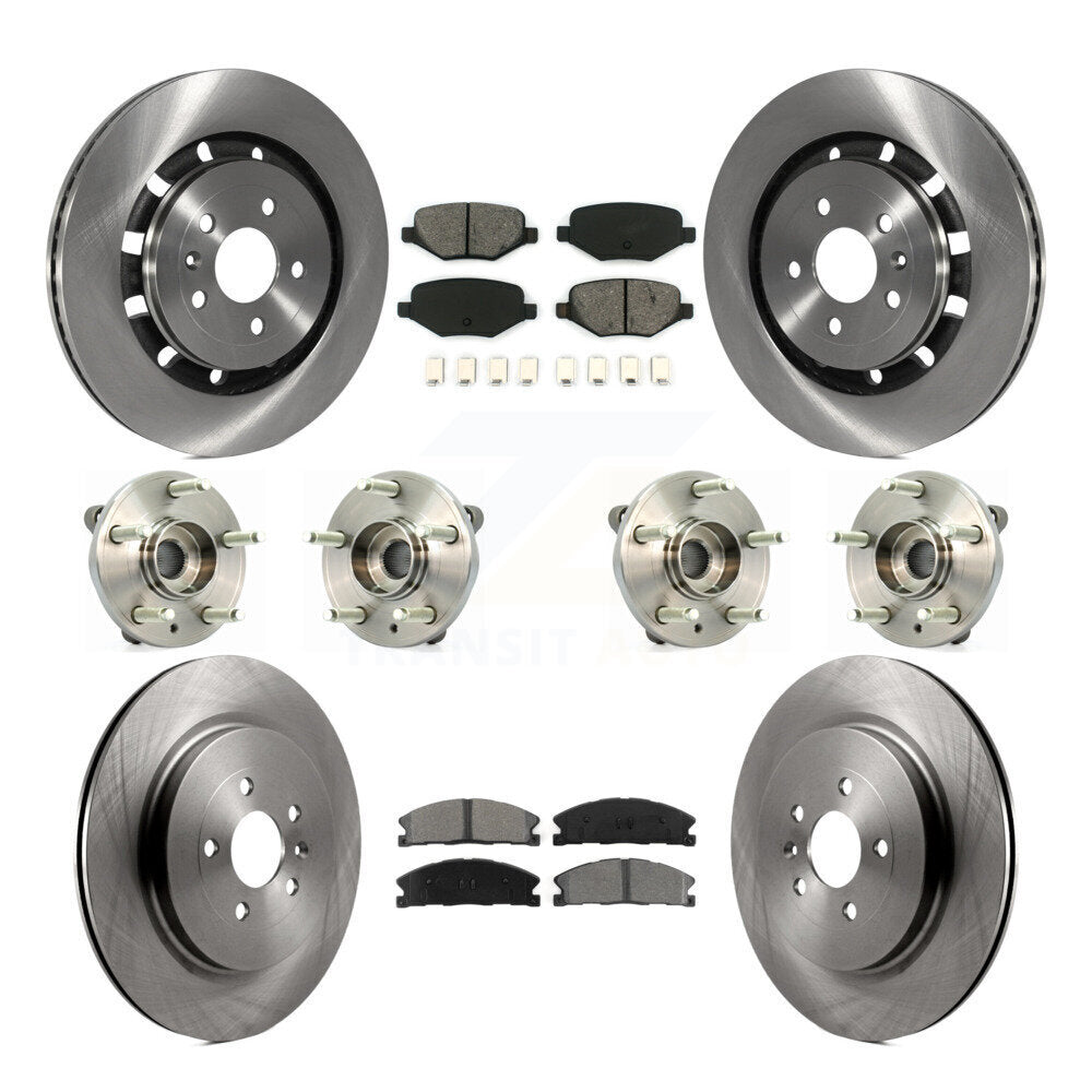 [Avant + Arrière] Kit d'ensemble roulement de roue et moyeu pour Lincoln MKS Ford Flex Taurus MKT KBB-109812