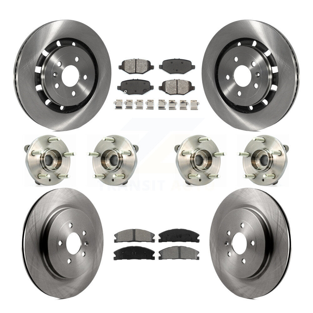 [Avant + Arrière] Kit d'ensemble roulement de roue et moyeu pour Ford Flex Taurus Lincoln MKS KBB-109813