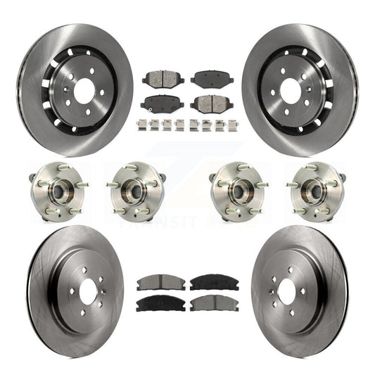 [Avant + Arrière] Kit d'ensemble roulement de roue et moyeu pour Ford Flex Taurus Lincoln MKS KBB-109813