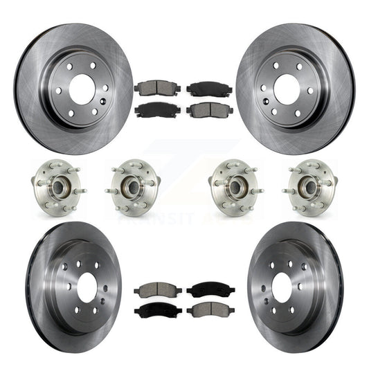 [Avant + Arrière] Kit d'ensemble roulement de roue et moyeu pour Chevrolet Traverse GMC Acadia Buick Enclave Saturn Outlook Limited KBB-109814