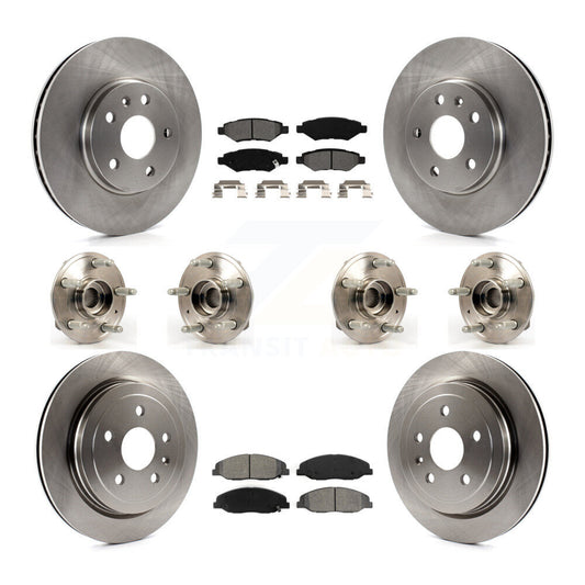 [Avant + Arrière] Kit d'ensemble roulement de roue et moyeu pour Cadillac CTS sans Heavy Duty Brakes KBB-109824