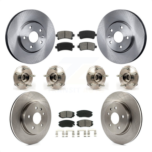 [Avant + Arrière] Kit d'ensemble roulement de roue et moyeu pour 2018-2019 Chevrolet Impala KBB-109825 par Transit Auto