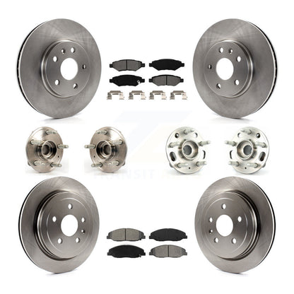 [Avant + Arrière] Kit d'ensemble roulement de roue et moyeu pour Cadillac CTS sans Heavy Duty Brakes KBB-109827