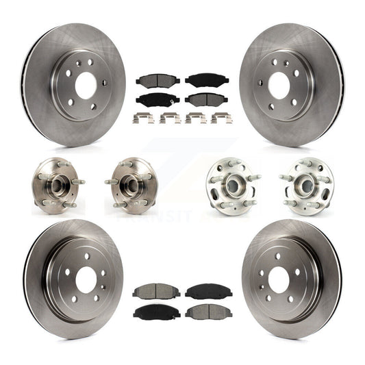 [Avant + Arrière] Kit d'ensemble roulement de roue et moyeu pour Cadillac CTS sans Heavy Duty Brakes KBB-109827