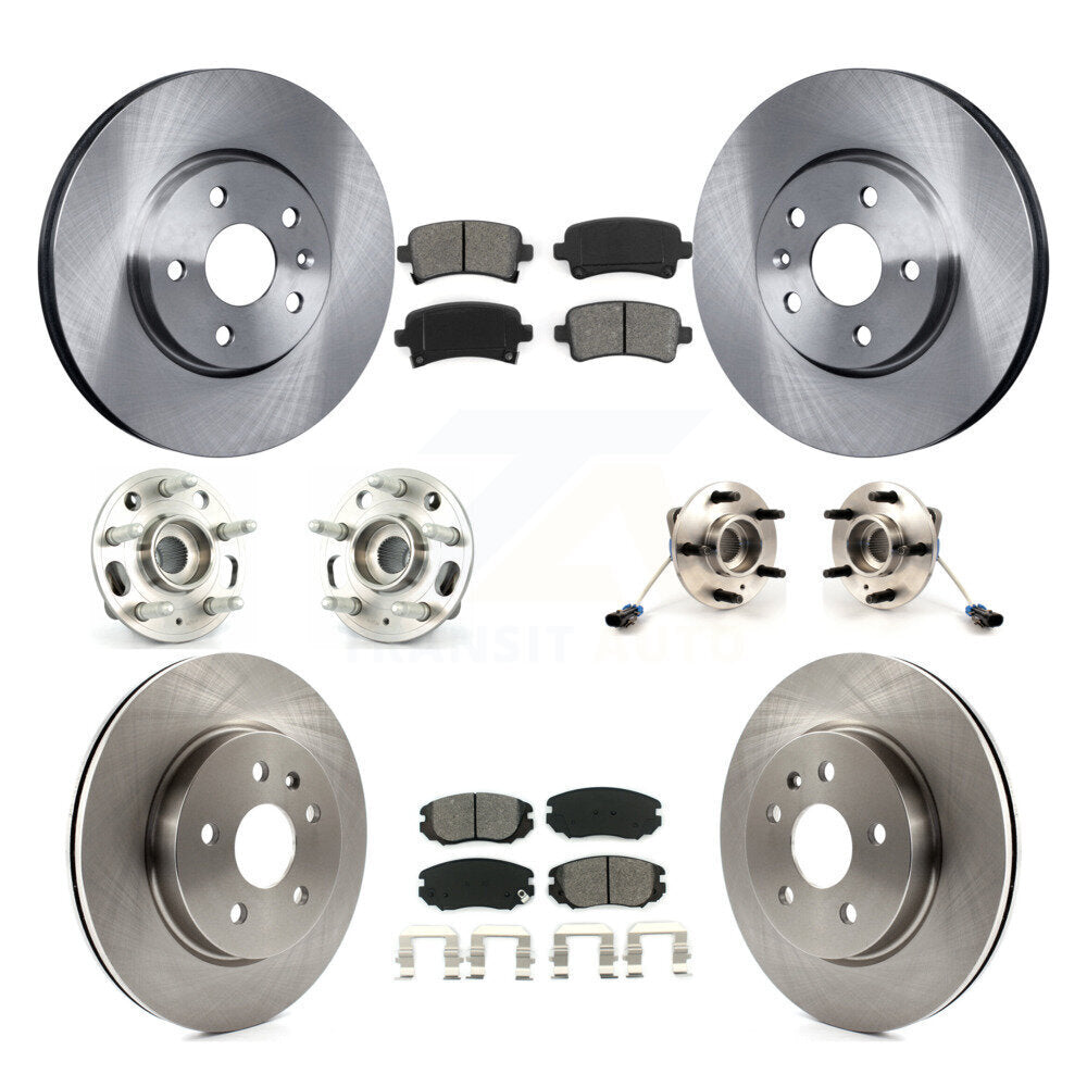 [Avant + Arrière] Kit d'ensemble roulement de roue et moyeu pour 2010 Buick Allure KBB-109828