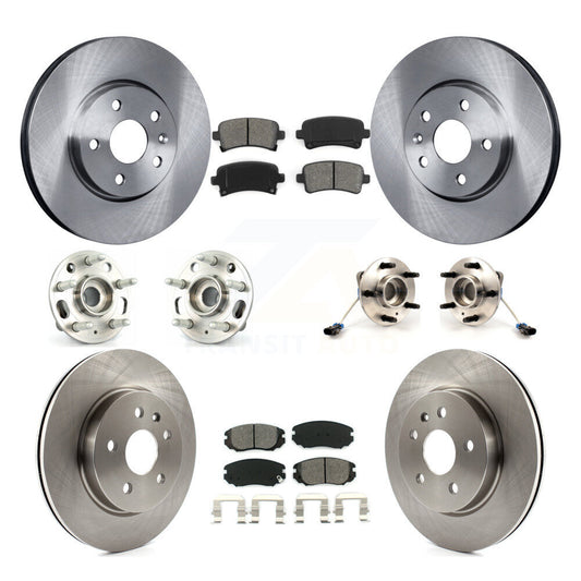 [Avant + Arrière] Kit d'ensemble roulement de roue et moyeu pour 2010 Buick Allure KBB-109828