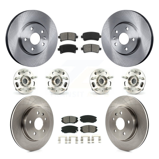 [Avant + Arrière] Kit d'ensemble roulement de roue et moyeu pour Chevrolet Malibu Impala Buick LaCrosse KBB-109830