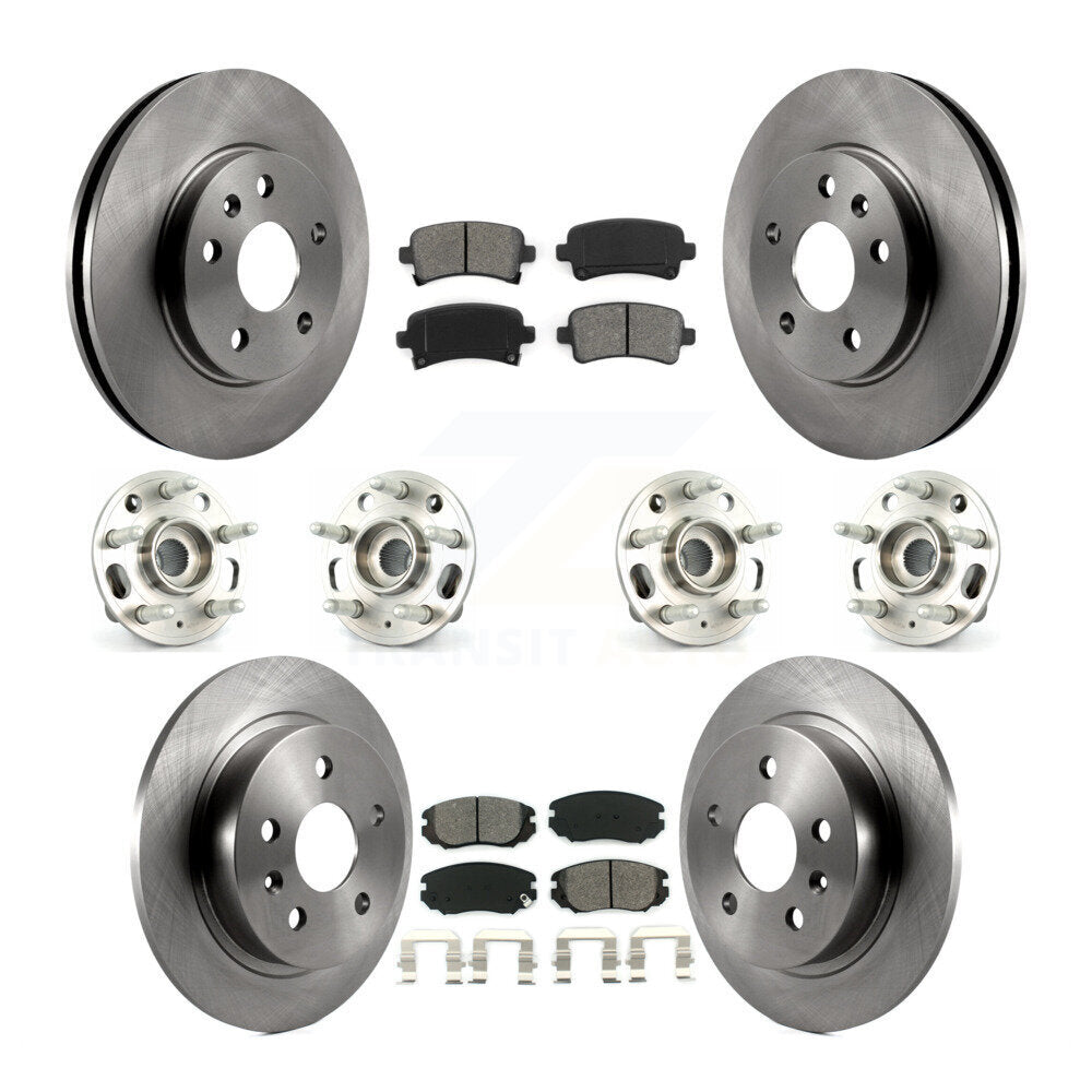 [Avant + Arrière] Kit d'ensemble roulement de roue et moyeu pour 2013-2015 Chevrolet Malibu Naturally Aspirated KBB-109831