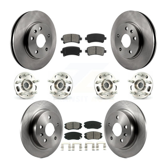 [Avant + Arrière] Kit d'ensemble roulement de roue et moyeu pour 2013-2015 Chevrolet Malibu Naturally Aspirated KBB-109831