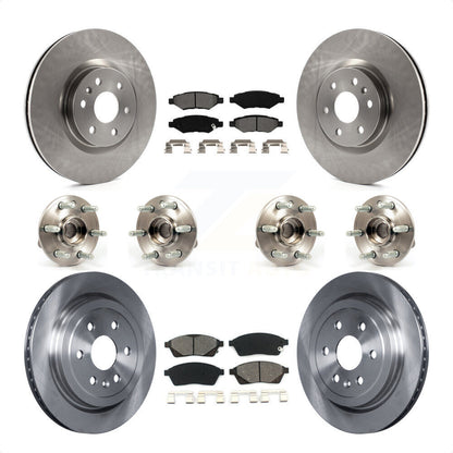 [Avant + Arrière] Kit d'ensemble roulement de roue et moyeu pour Cadillac SRX Saab 9-4X KBB-109832 par Transit Auto