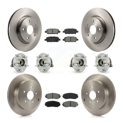 [Avant + Arrière] Kit d'ensemble roulement de roue et moyeu pour 2009-2013 Suzuki Grand Vitara KBB-109833