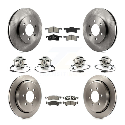 [Avant + Arrière] Kit d'ensemble roulement de roue et moyeu pour Ford Expedition Lincoln Navigator KBB-109835