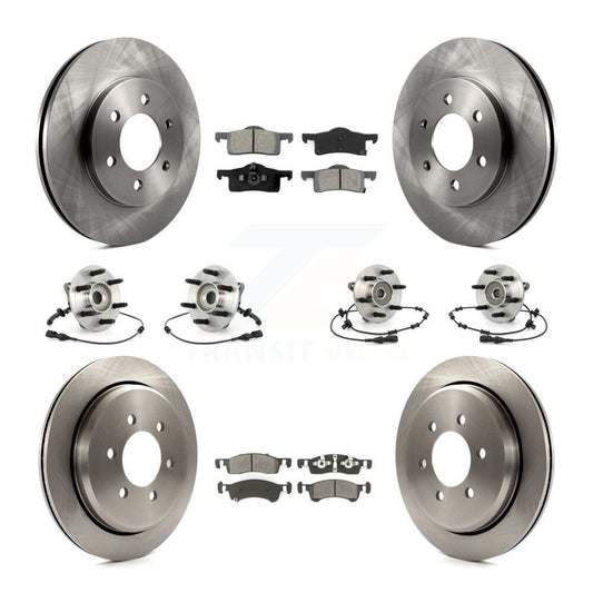 [Avant + Arrière] Kit d'ensemble roulement de roue et moyeu pour Ford Expedition Lincoln Navigator KBB-109835
