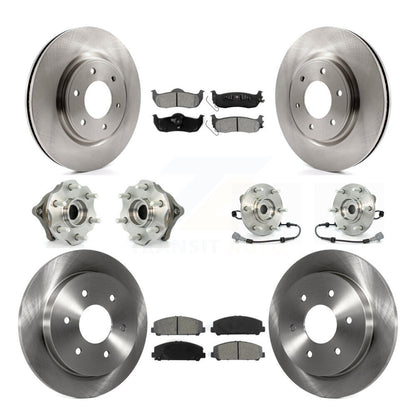 [Avant + Arrière] Kit d'ensemble roulement de roue et moyeu pour 2008 Nissan Armada AWD 4WD avec Internal ABS KBB-109841