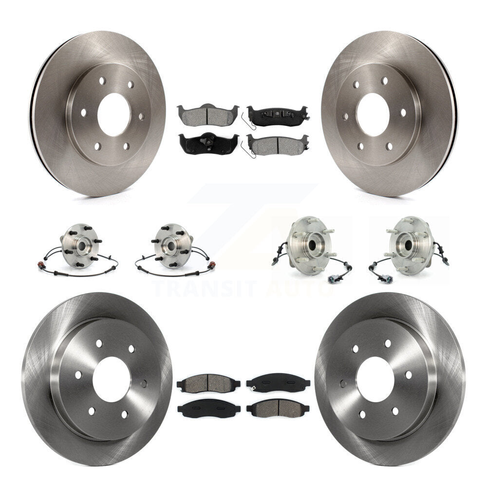 [Avant + Arrière] Kit d'ensemble roulement de roue et moyeu pour Nissan Pathfinder Armada INFINITI QX56 KBB-109842