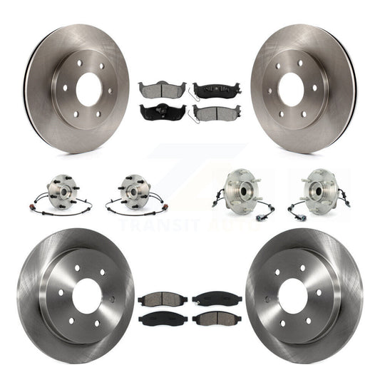 [Avant + Arrière] Kit d'ensemble roulement de roue et moyeu pour Nissan Pathfinder Armada INFINITI QX56 KBB-109842