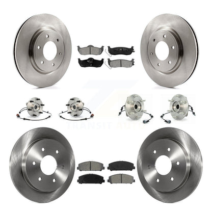 [Avant + Arrière] Kit d'ensemble roulement de roue et moyeu pour 2007 INFINITI QX56 From 04 07 KBB-109847