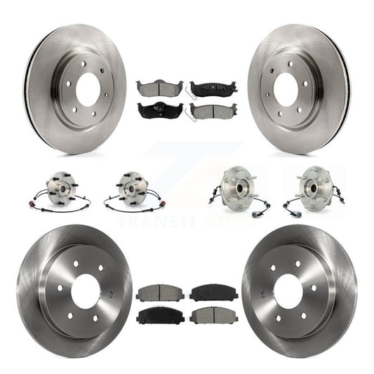 [Avant + Arrière] Kit d'ensemble roulement de roue et moyeu pour 2007 INFINITI QX56 From 04 07 KBB-109847