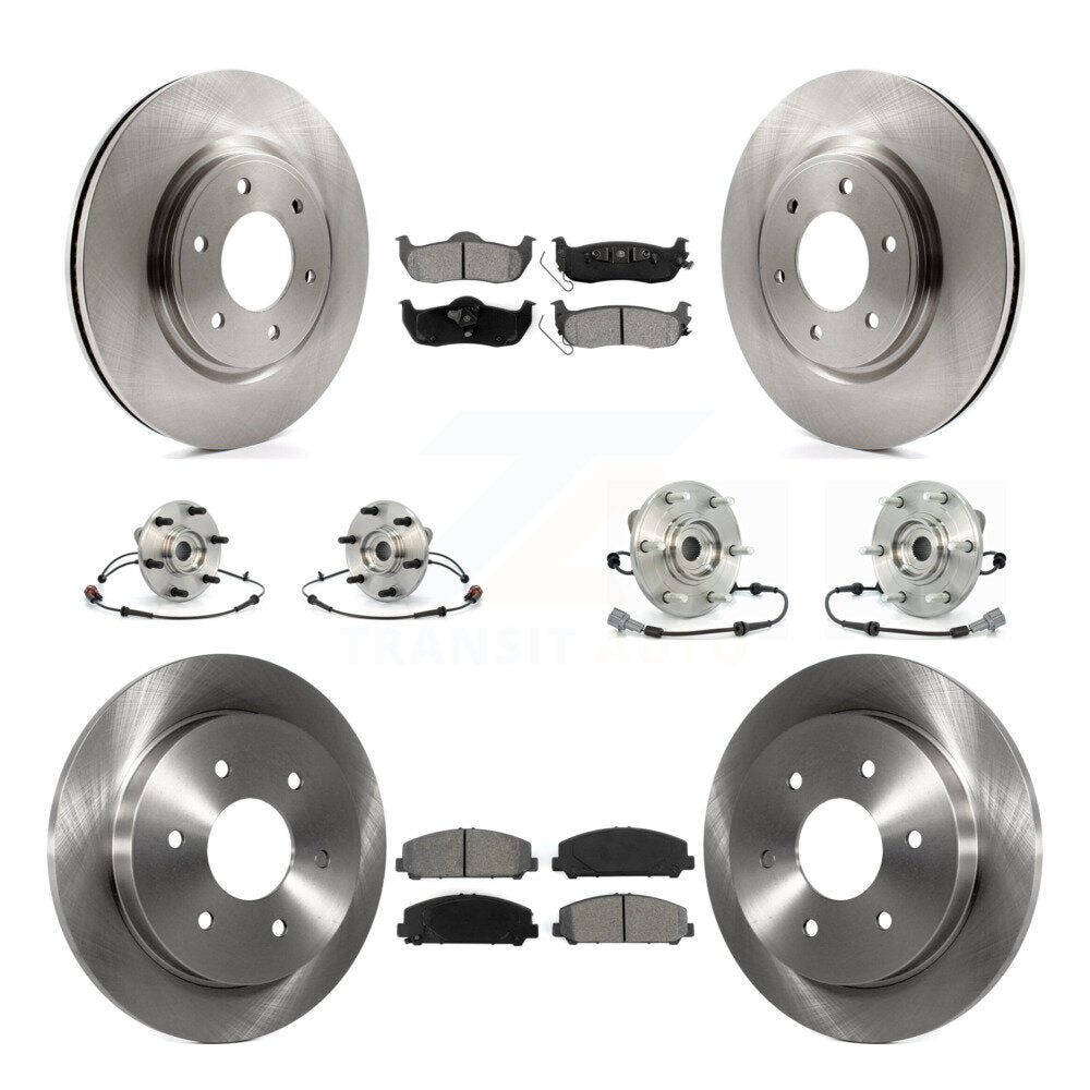[Avant + Arrière] Kit d'ensemble roulement de roue et moyeu pour Nissan Armada INFINITI QX56 KBB-109848