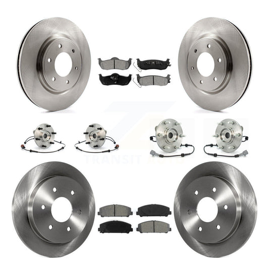 [Avant + Arrière] Kit d'ensemble roulement de roue et moyeu pour Nissan Armada INFINITI QX56 KBB-109848