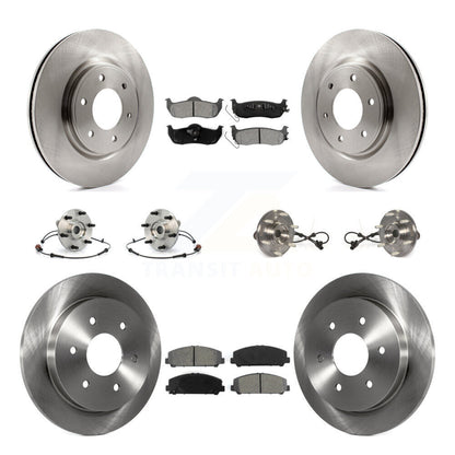 [Avant + Arrière] Kit d'ensemble roulement de roue et moyeu pour 2012 Nissan Armada 4WD From 12 11 KBB-109849