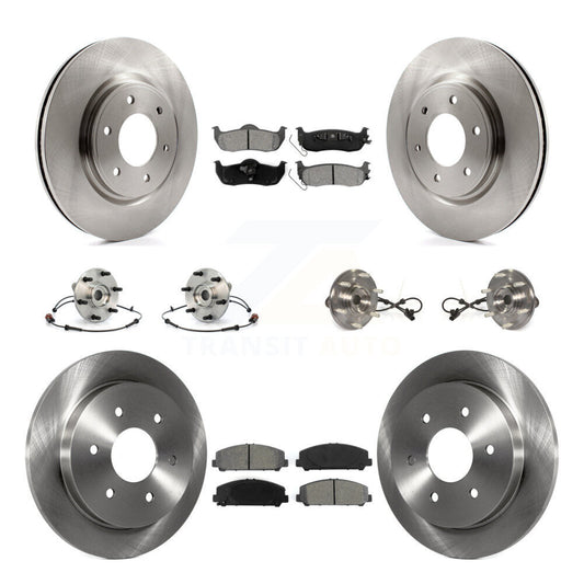 [Avant + Arrière] Kit d'ensemble roulement de roue et moyeu pour 2012 Nissan Armada 4WD From 12 11 KBB-109849