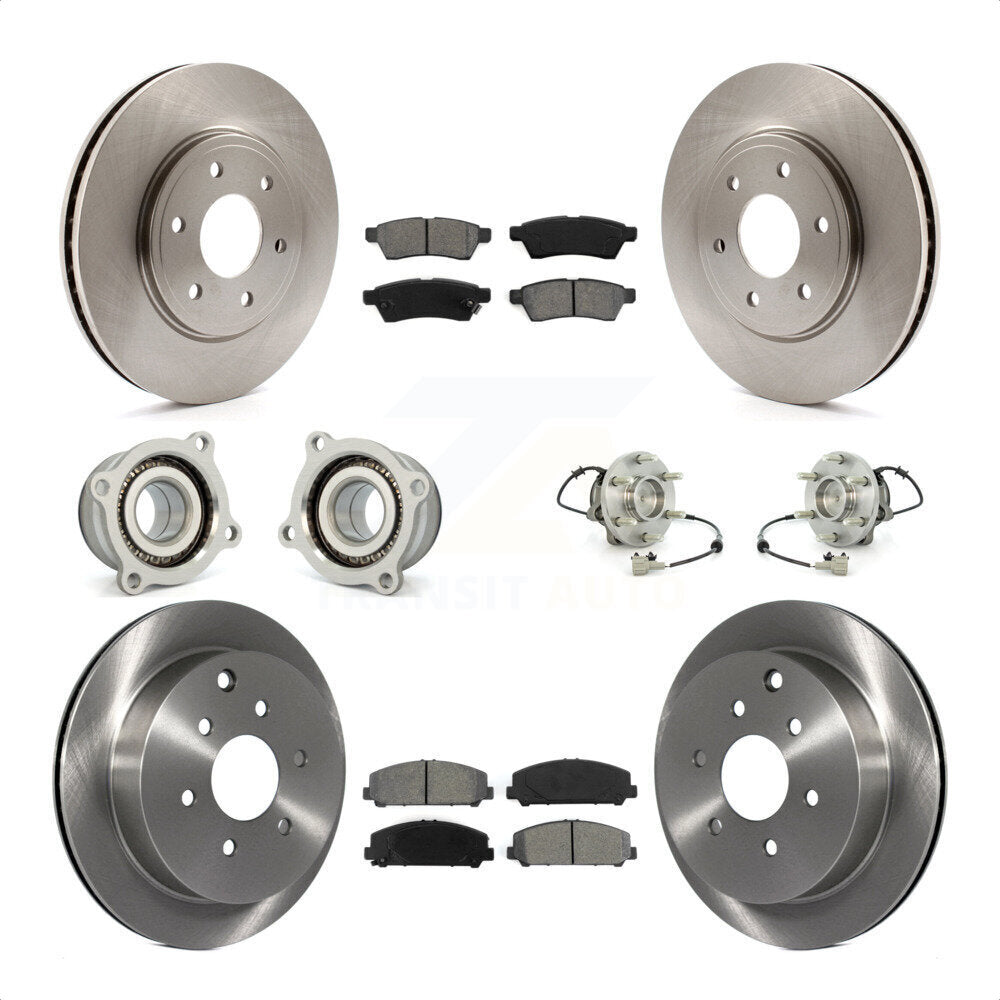[Avant + Arrière] Kit d'ensemble roulement de roue et moyeu pour Suzuki Equator KBB-109851 par Transit Auto