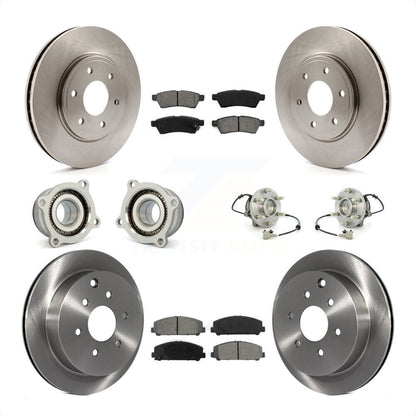 [Avant + Arrière] Kit d'ensemble roulement de roue et moyeu pour Suzuki Equator KBB-109851 par Transit Auto