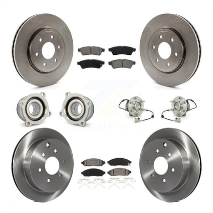 [Avant + Arrière] Kit d'ensemble roulement de roue et moyeu pour Nissan Frontier Xterra Suzuki Equator KBB-109852 par Transit Auto