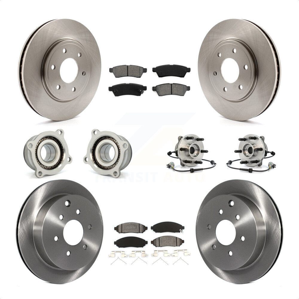 [Avant + Arrière] Kit d'ensemble roulement de roue et moyeu pour Nissan Frontier KBB-109854 par Transit Auto
