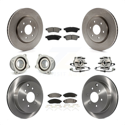 [Avant + Arrière] Kit d'ensemble roulement de roue et moyeu pour Nissan Frontier Xterra Suzuki Equator KBB-109855 par Transit Auto
