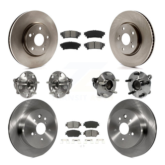 [Avant + Arrière] Kit d'ensemble roulement de roue et moyeu pour 2014 Lexus IS250 C F Sport KBB-109861