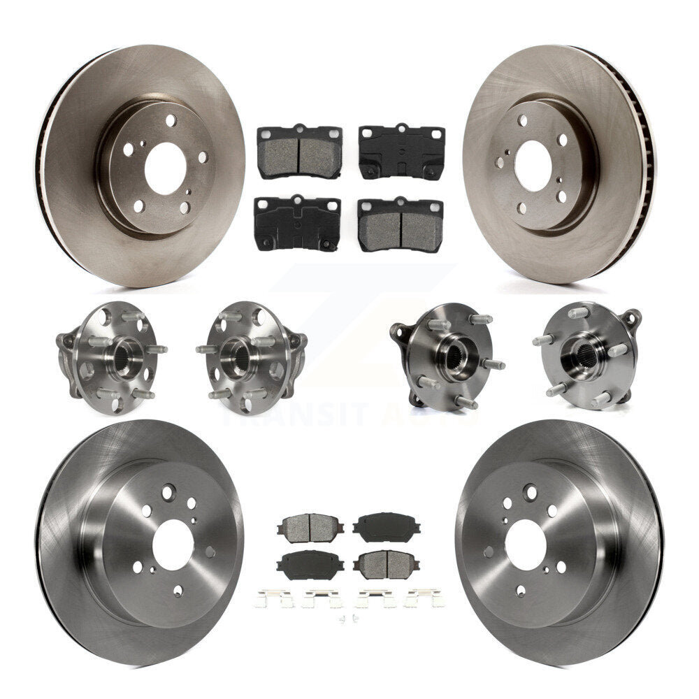 [Avant + Arrière] Kit d'ensemble roulement de roue et moyeu pour 2006 Lexus GS300 AWD KBB-109863