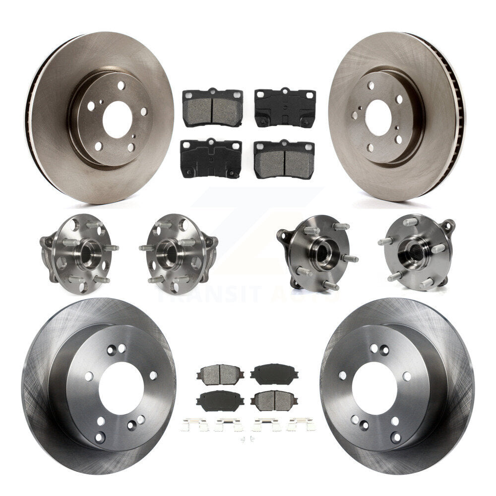 [Avant + Arrière] Kit d'ensemble roulement de roue et moyeu pour Lexus IS250 Vehicles Built USA Market KBB-109864