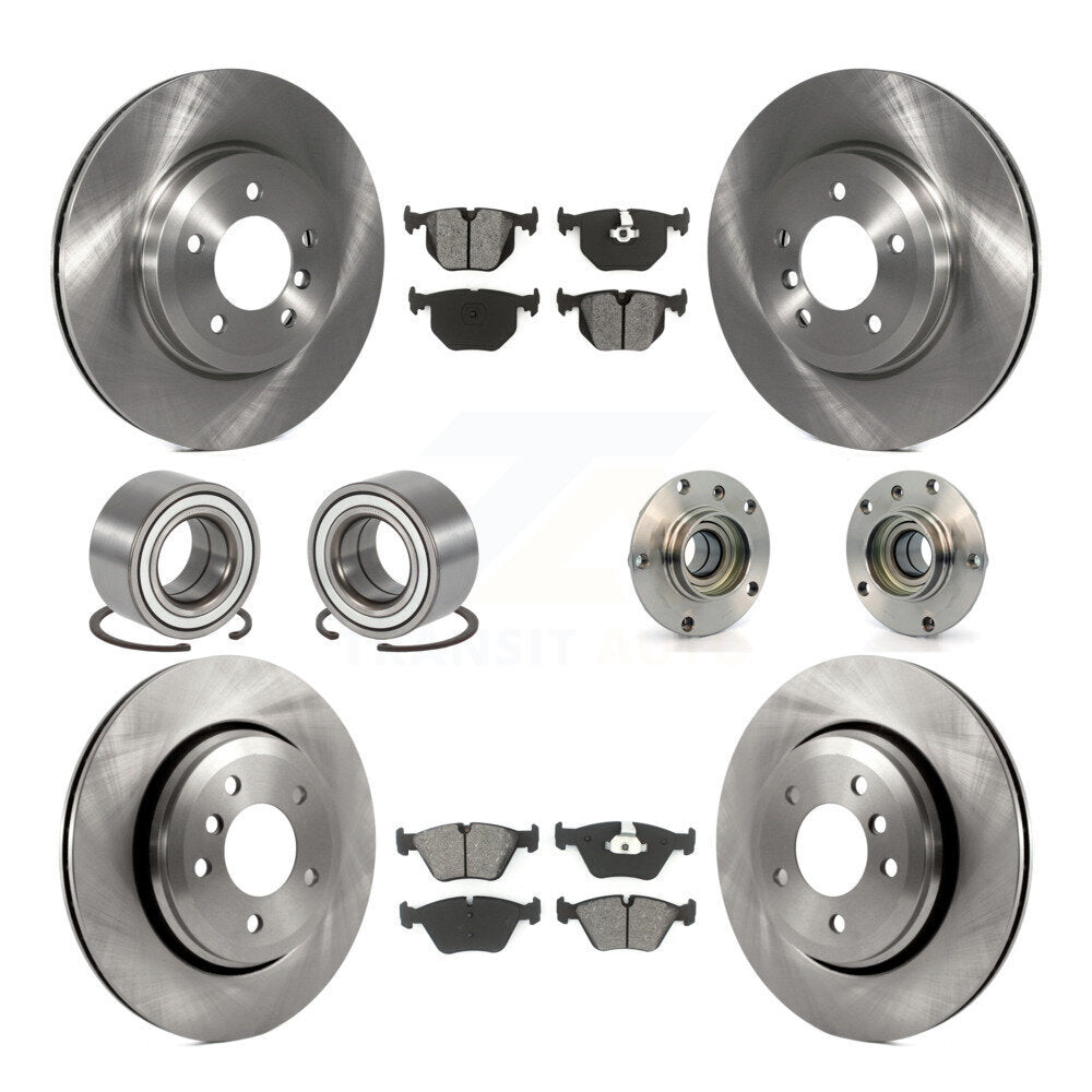 [Avant + Arrière] Kit d'ensemble roulement de roue et moyeu pour 2001-2005 BMW 330Ci 330i KBB-109868
