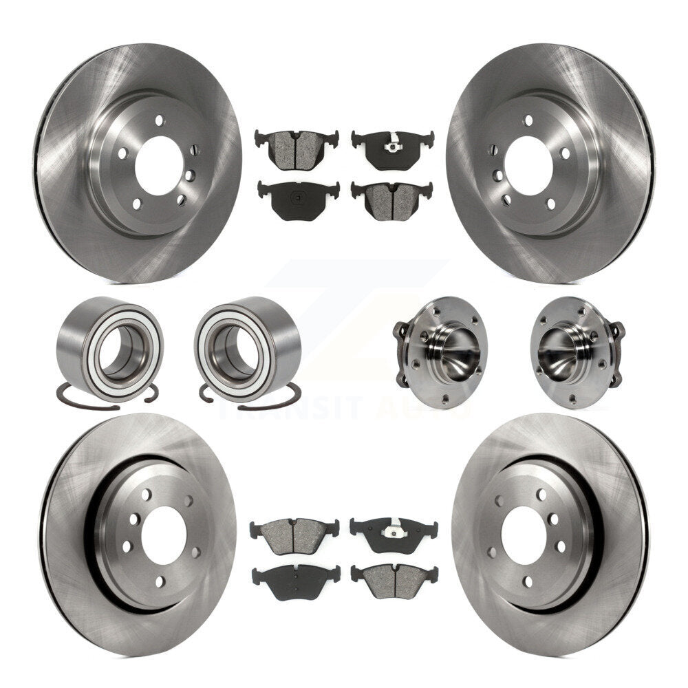 [Avant + Arrière] Kit d'ensemble roulement de roue et moyeu pour 2006 BMW 330Ci KBB-109869