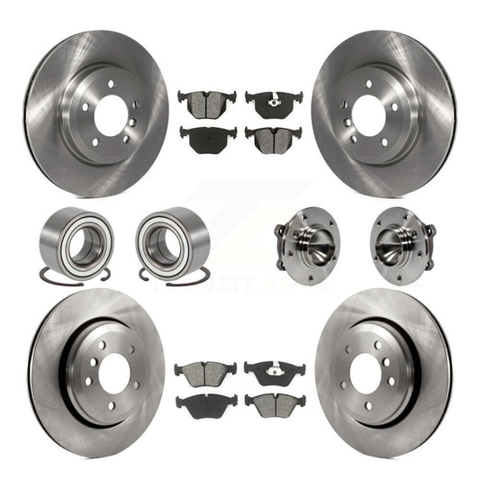 [Avant + Arrière] Kit d'ensemble roulement de roue et moyeu pour 2006 BMW 330Ci KBB-109869
